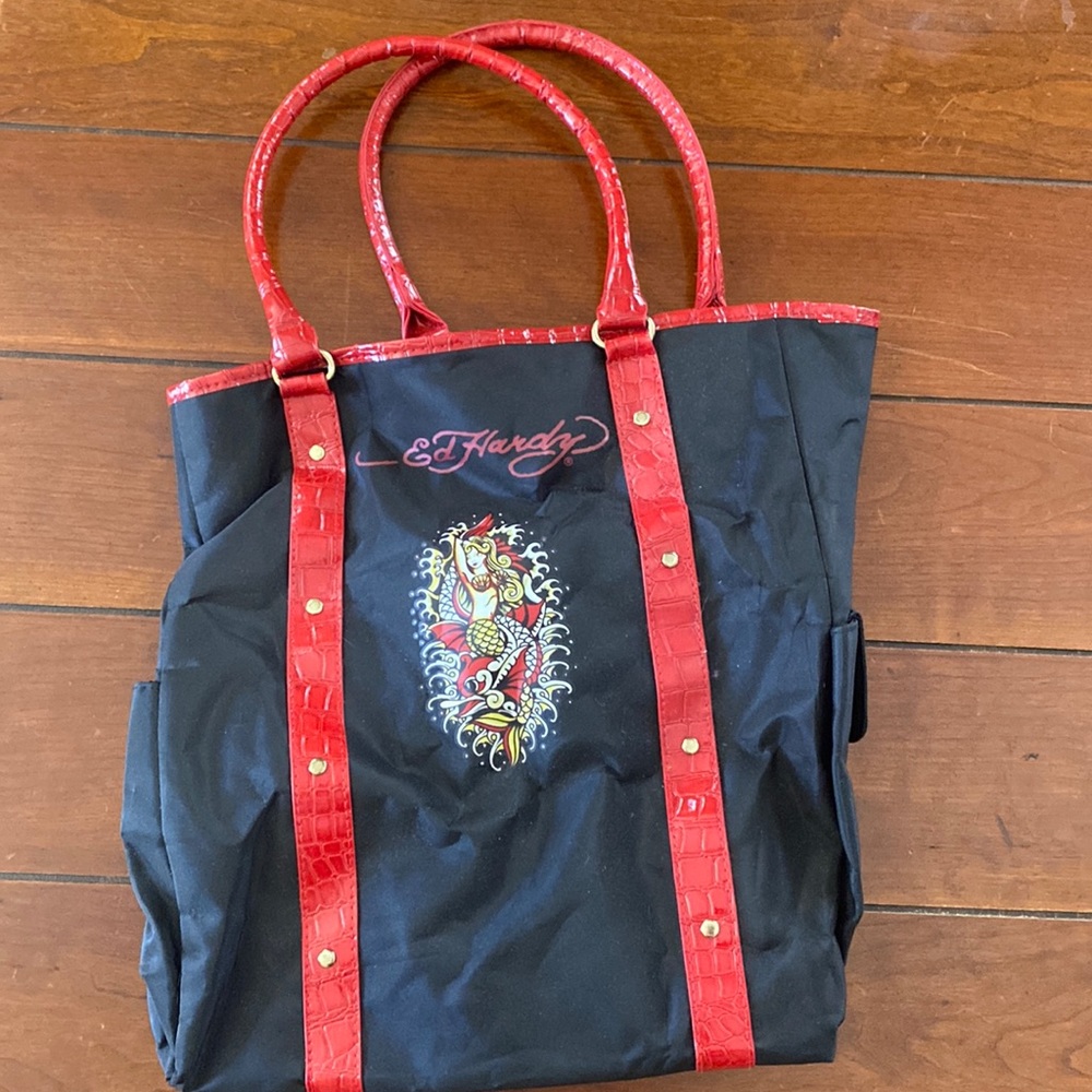 Ed hardy tote bag